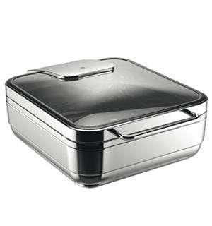 WMF Hot&Fresh Chafing Dish BASIC 2/3 Alle varmekilder. Med vippelokk i glass 